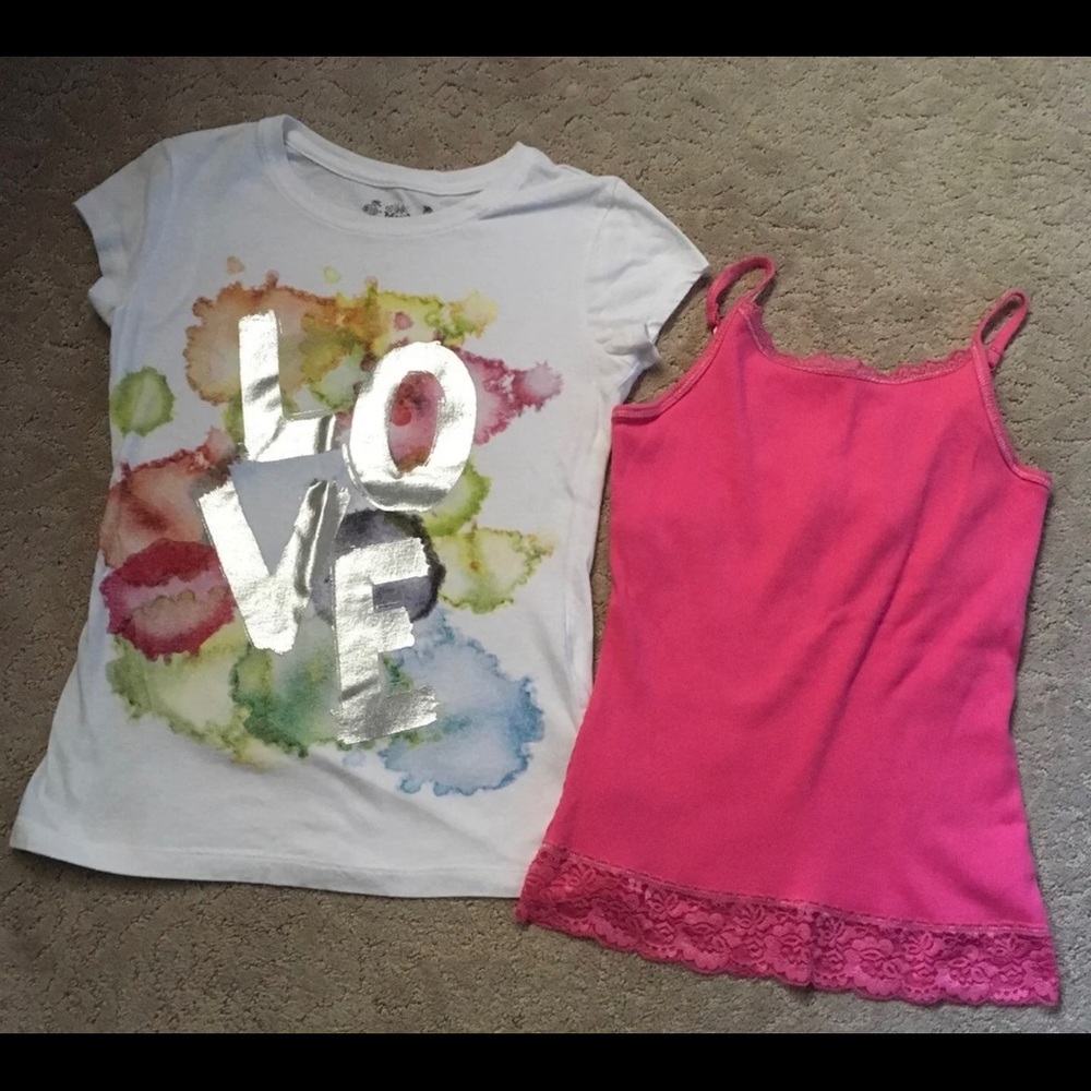 Girls LOVE Top & Tank - Size 10/12
